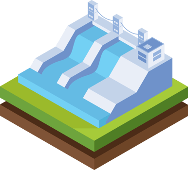 Hydroelectric  power plant png