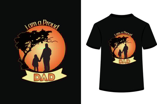 Dad you are my hero thanks for everything, father's day t-shirt design vector
