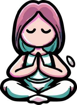 meditation png graphic clipart design