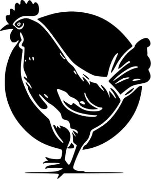 Chicken - High Quality Vector Logo - Vector illustration ideal for T-shirt graphic