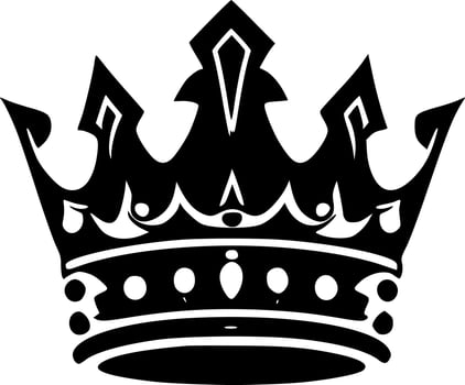 Crown - Minimalist and Flat Logo - Vector illustration