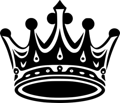 Crown - Minimalist and Flat Logo - Vector illustration