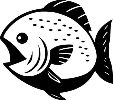 Fish - Minimalist and Flat Logo - Vector illustration