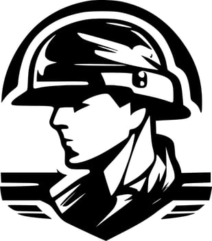 Military - High Quality Vector Logo - Vector illustration ideal for T-shirt graphic