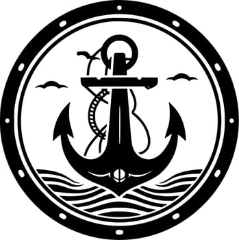 Nautical - High Quality Vector Logo - Vector illustration ideal for T-shirt graphic