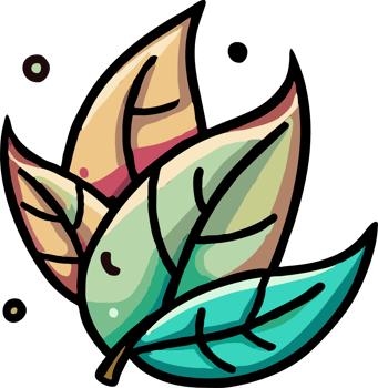 Green tea leaves png graphic clipart design