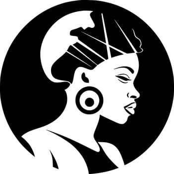 African - High Quality Vector Logo - Vector illustration ideal for T-shirt graphic