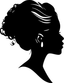 Black women - High Quality Vector Logo - Vector illustration ideal for T-shirt graphic