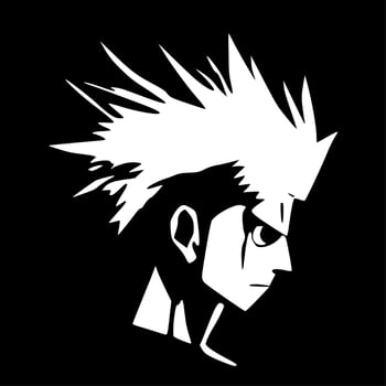 Bleach Effect - Minimalist and Flat Logo - Vector illustration