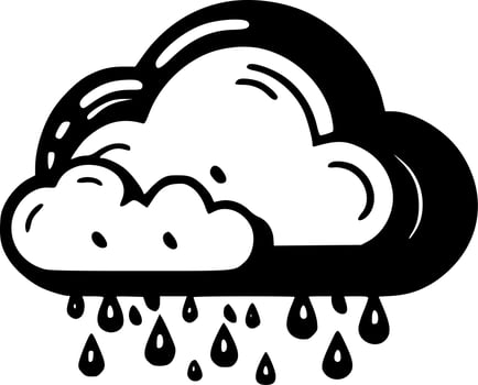 Cloud - Minimalist and Flat Logo - Vector illustration