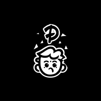 Money, Minimalist and Simple Silhouette - Vector illustration