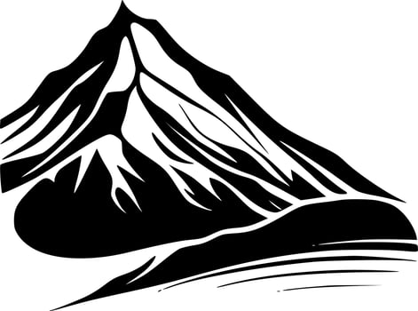 Mountain - Minimalist and Flat Logo - Vector illustration