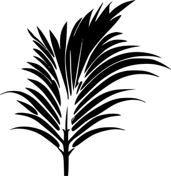Palm, Minimalist and Simple Silhouette - Vector illustration