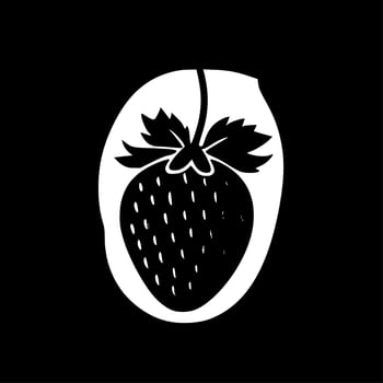 Strawberry - High Quality Vector Logo - Vector illustration ideal for T-shirt graphic