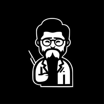 Teacher - High Quality Vector Logo - Vector illustration ideal for T-shirt graphic