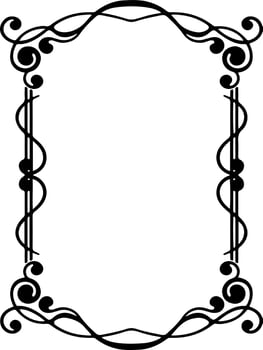 vintage vector frame