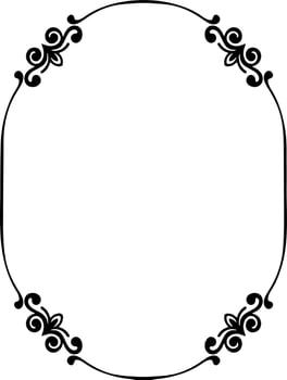 vintage vector frame