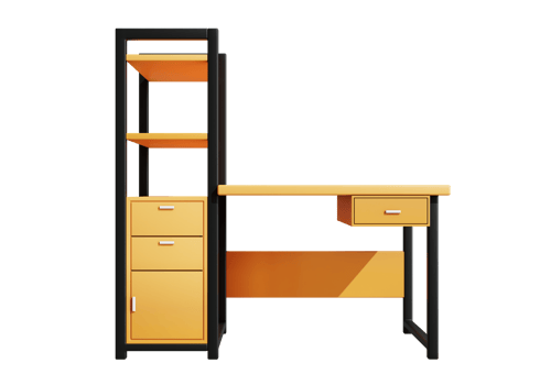 3d office desk icon png