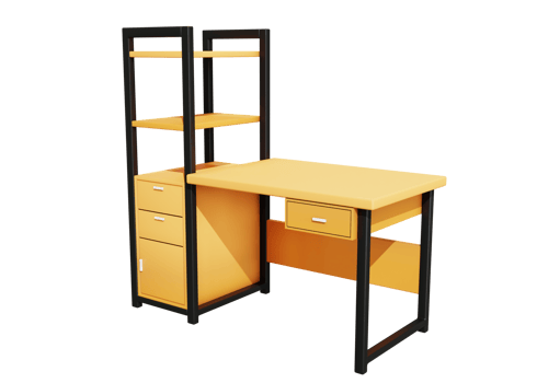 3d office desk icon png
