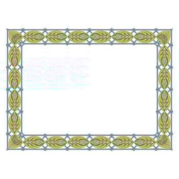classic ornate frame for invitations, banners, and flyers vector