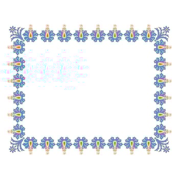 classic ornate frame for invitations, banners, and flyers vector