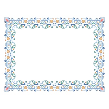 classic ornate frame for invitations, banners, and flyers vector