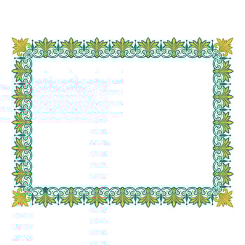 classic ornate frame for invitations, banners, and flyers vector