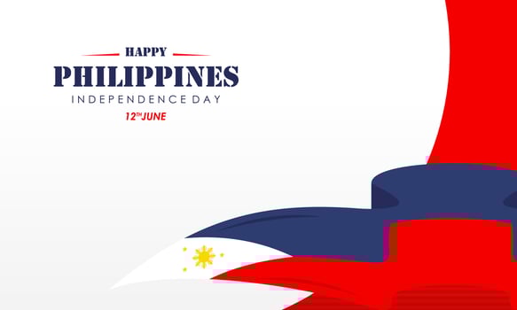 Celebrating the Philippines Independence Day Banner Background vector
