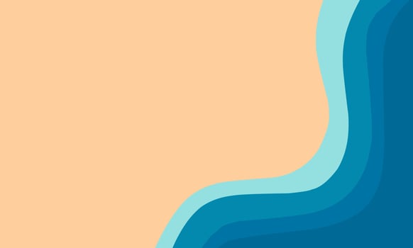 Summer background with pleasant beach and water. background for summer collection vector