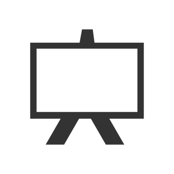 chalkboard icon illustration png