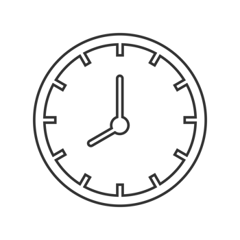 wall clock icon illustration png