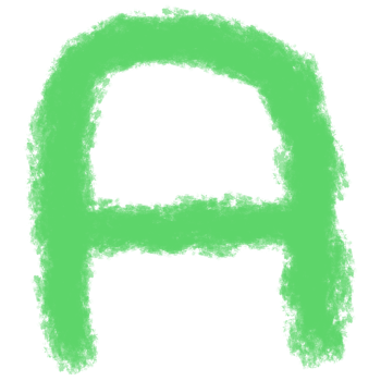 English characters draw words png