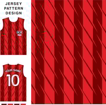 racing stripes concept vector jersey pattern template for printing or sublimation sports uniforms football volleyball basketball e-sports cycling and fishing Free Vector.