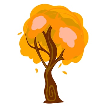 Tree illustration cute art vector