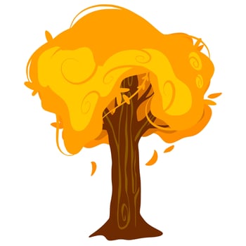 Tree illustration cute art vector