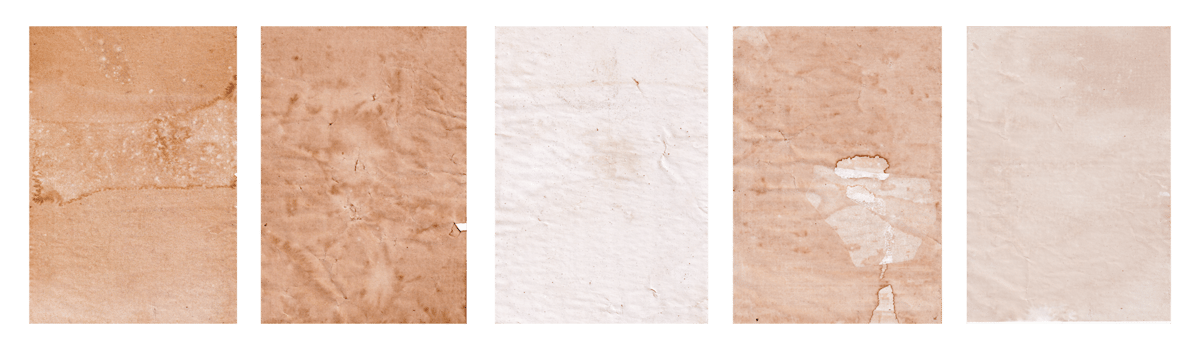 Bundle of vintage old paper texture png