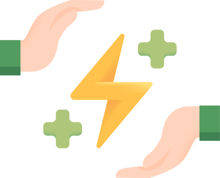 Green Energy power Saving flat icon png