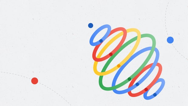 Multicolored Abstract Figure. Isolated Ovals on a white Background. Minimalist Geometric Shape. vector