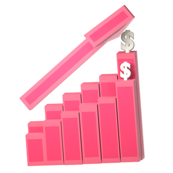 candle chart 3d icon png