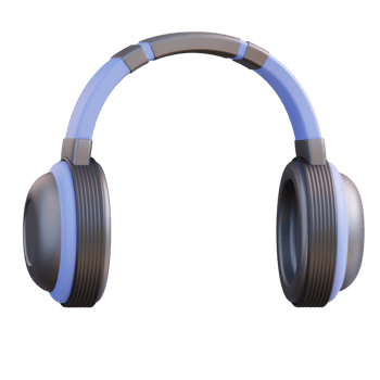 3d illustration headset png