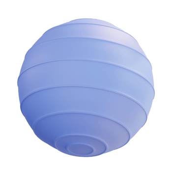 3d illustration yoga ball png