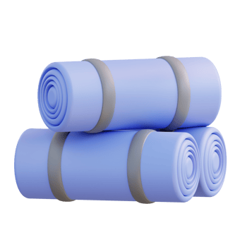 3d illustration yoga mat png