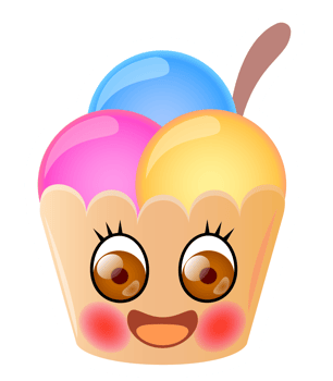 Cute cartoon sticker. PNG with transparent background