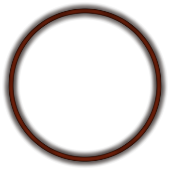 Glowing neon circle for your decoration. Neon light, round frame, blank space for text, ultraviolet spectrum, ring symbol, halo. png