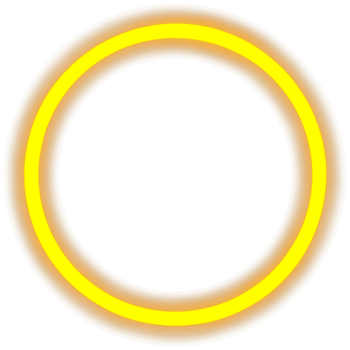 Glowing neon circle for your decoration. Neon light, round frame, blank space for text, ultraviolet spectrum, ring symbol, halo. png