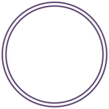 Glowing neon circle for your decoration. Neon light, round frame, blank space for text, ultraviolet spectrum, ring symbol, halo. png