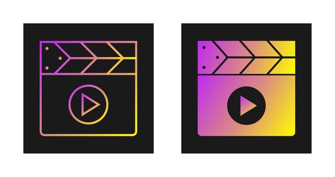 Clapperboard Vector Icon