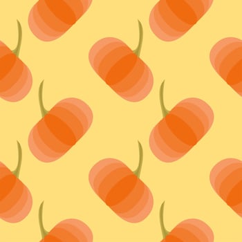 pumpkin seamless pattern. halloween vector illustration. Vector orange falling pumpkins seamless repeat pattern background. Great for fall themed designs, invitation, fabric, packaging projects
