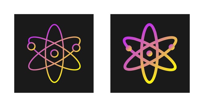 Atom Vector icon