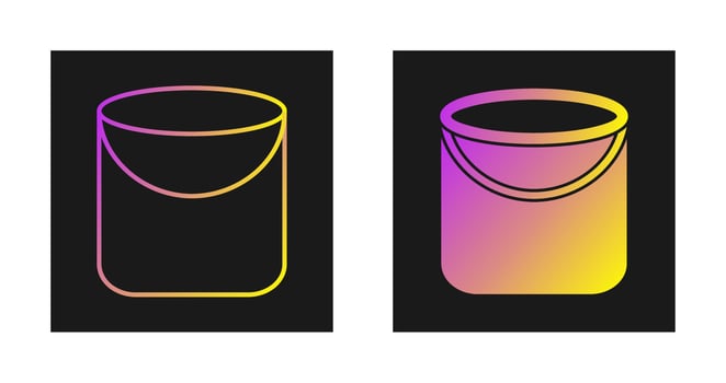 Sand bucket Vector Icon